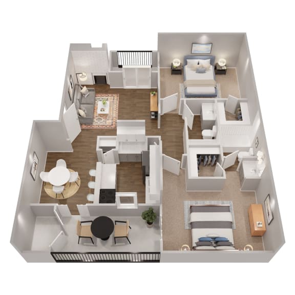 Floor Plans 1 Bedroom Apartments Tyler, TX